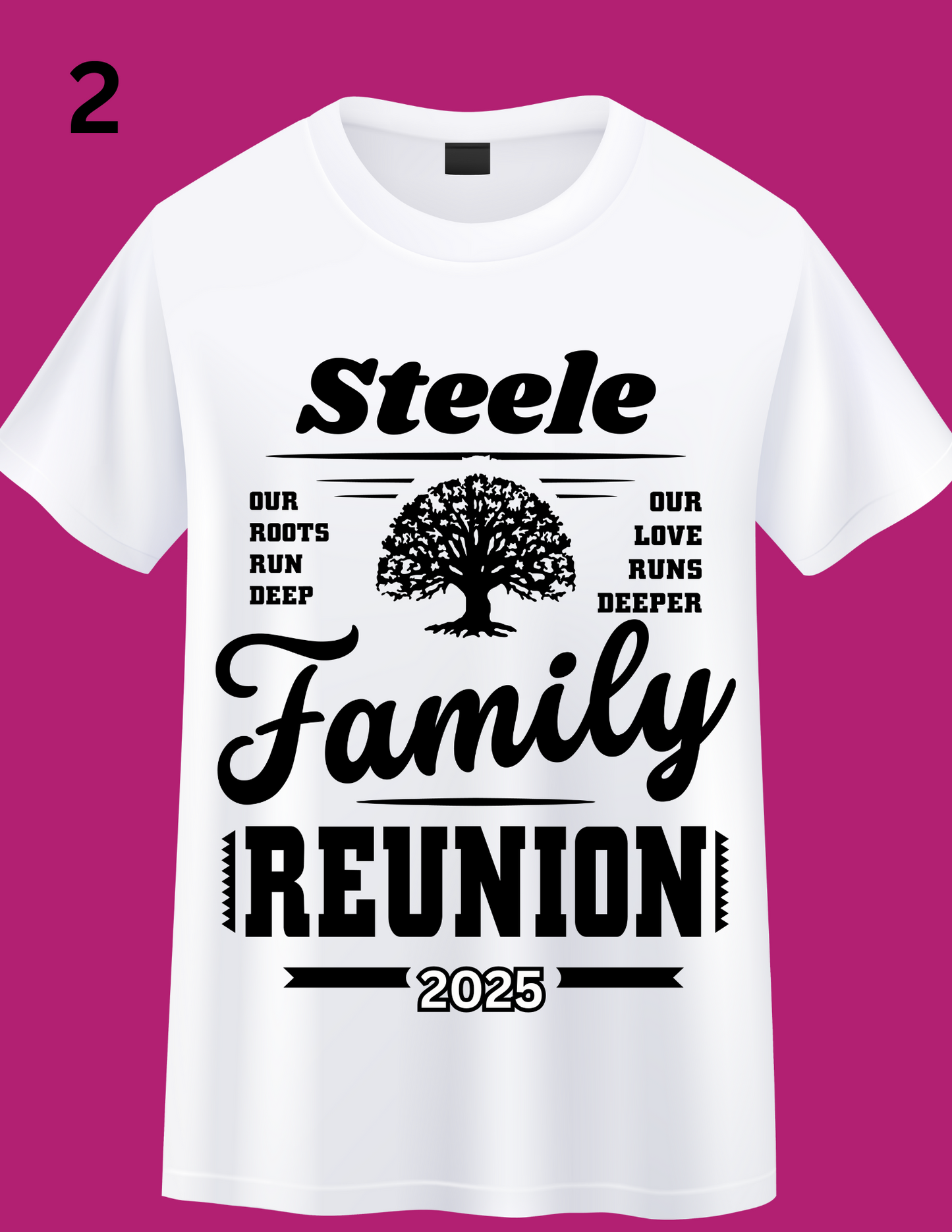 Family reunion shirts
