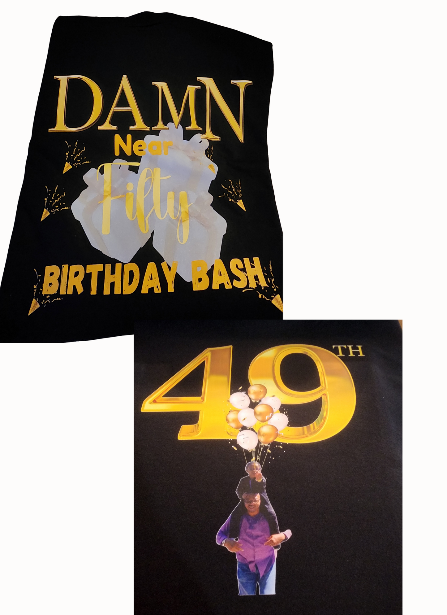 Birthday t-shirts or sweaters