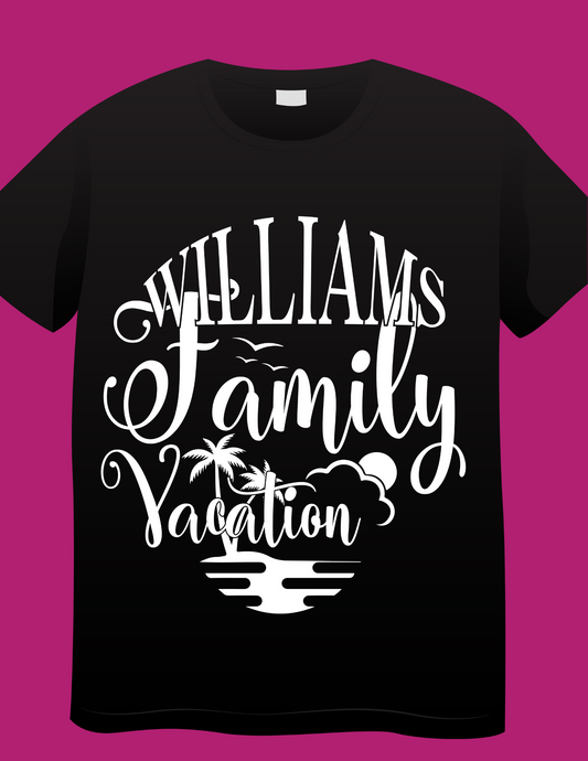 Family vacation t-shirts