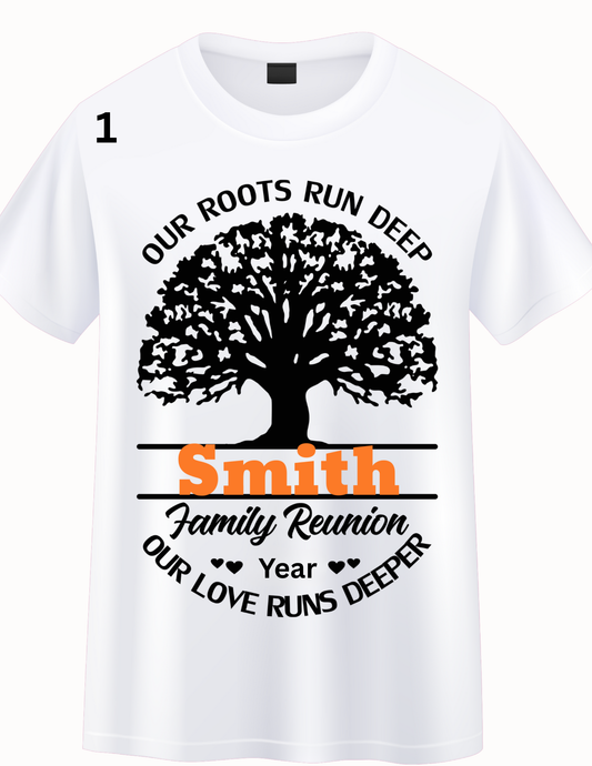 Family Reunion shirts