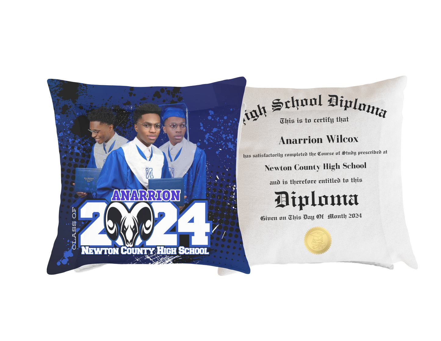 Graduation pillows